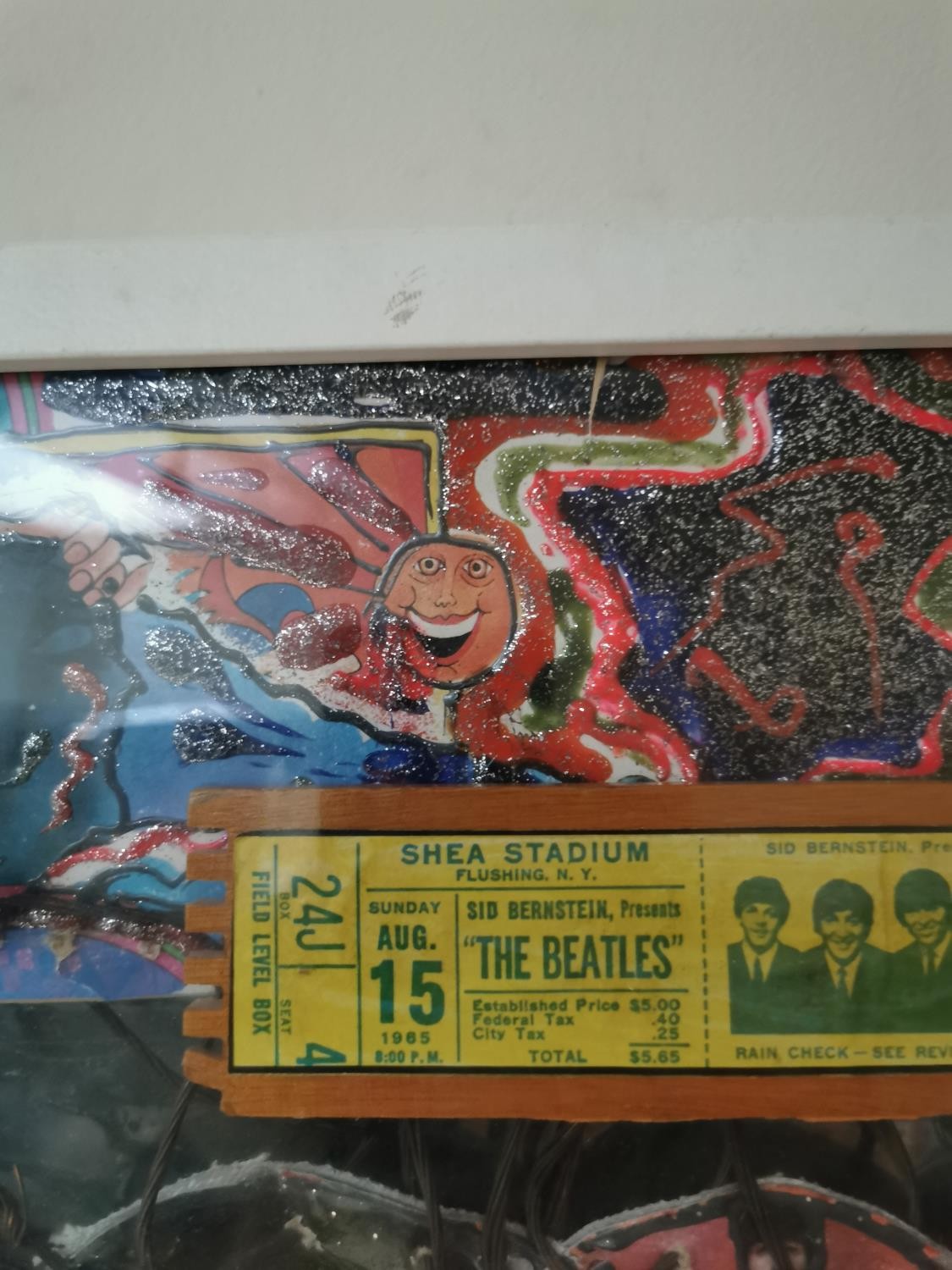 Pietro Psaier, Italian (1936 - 2004), a mixed media collage, The Beatles, signed and label and - Image 11 of 24