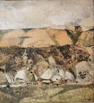 Henry Inlander, Austrian (1925 - 1983), oil on canvas, 'San Quirico Hillside' (Tuscany), signed