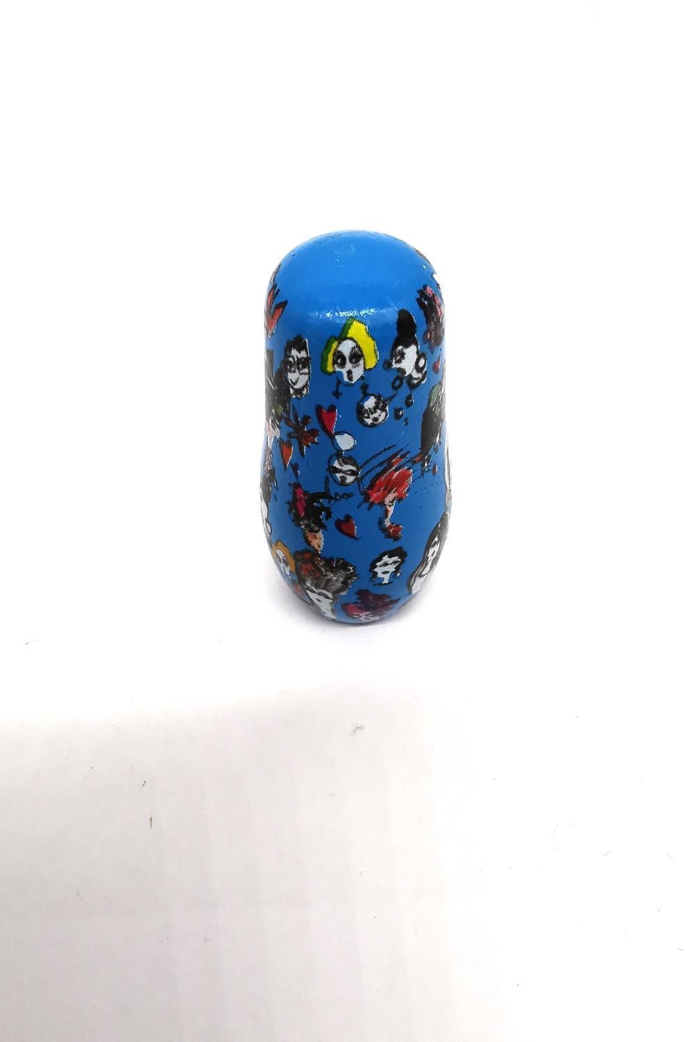 Lanvin, Paris, a set of Matryoshka dolls each hand painted with a different design. Makers mark to - Image 23 of 25