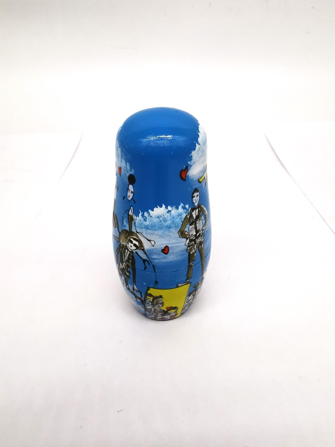 Lanvin, Paris, a set of Matryoshka dolls each hand painted with a different design. Makers mark to - Image 16 of 25
