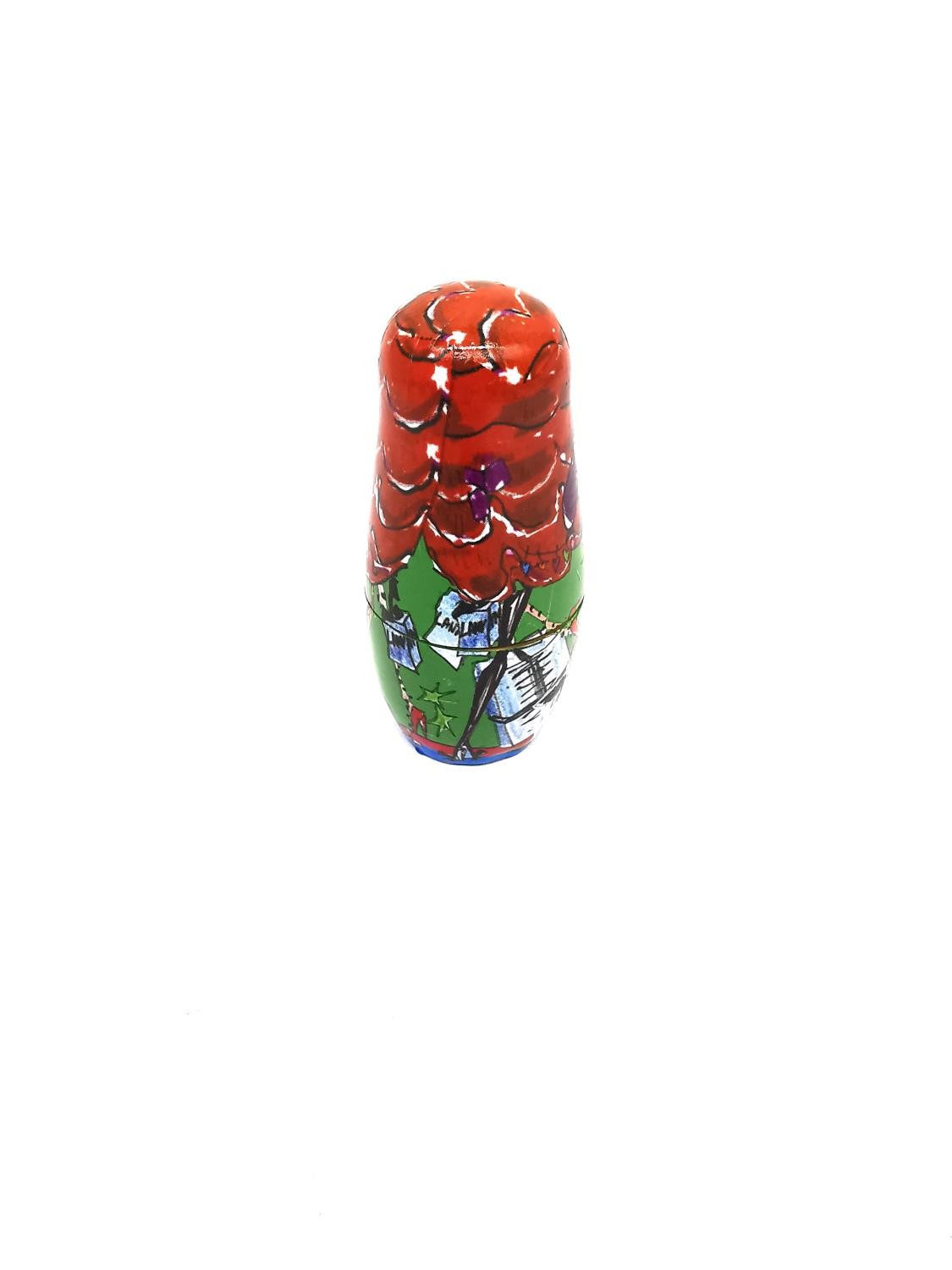 Lanvin, Paris, a set of Matryoshka dolls each hand painted with a different design. Makers mark to - Image 20 of 25