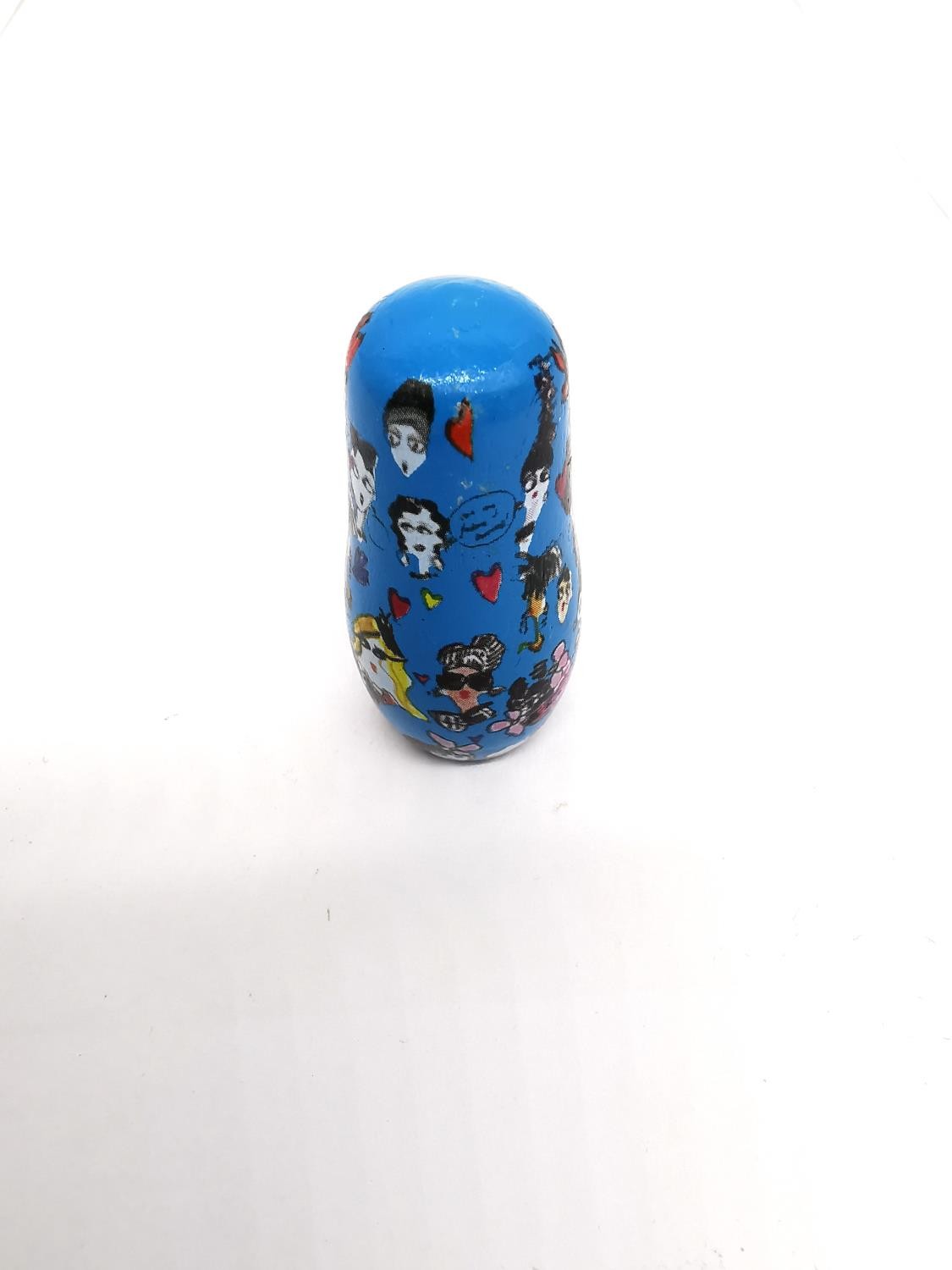 Lanvin, Paris, a set of Matryoshka dolls each hand painted with a different design. Makers mark to - Image 25 of 25
