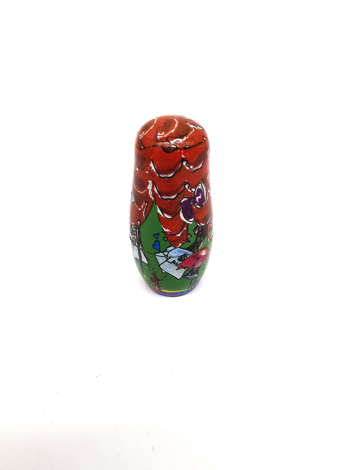 Lanvin, Paris, a set of Matryoshka dolls each hand painted with a different design. Makers mark to - Image 22 of 25