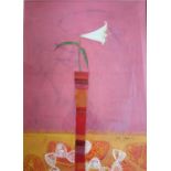 Janet Golphin (RWS, RBA), British, oil on board, titled 'Lily The Pink', signed and dated 03,