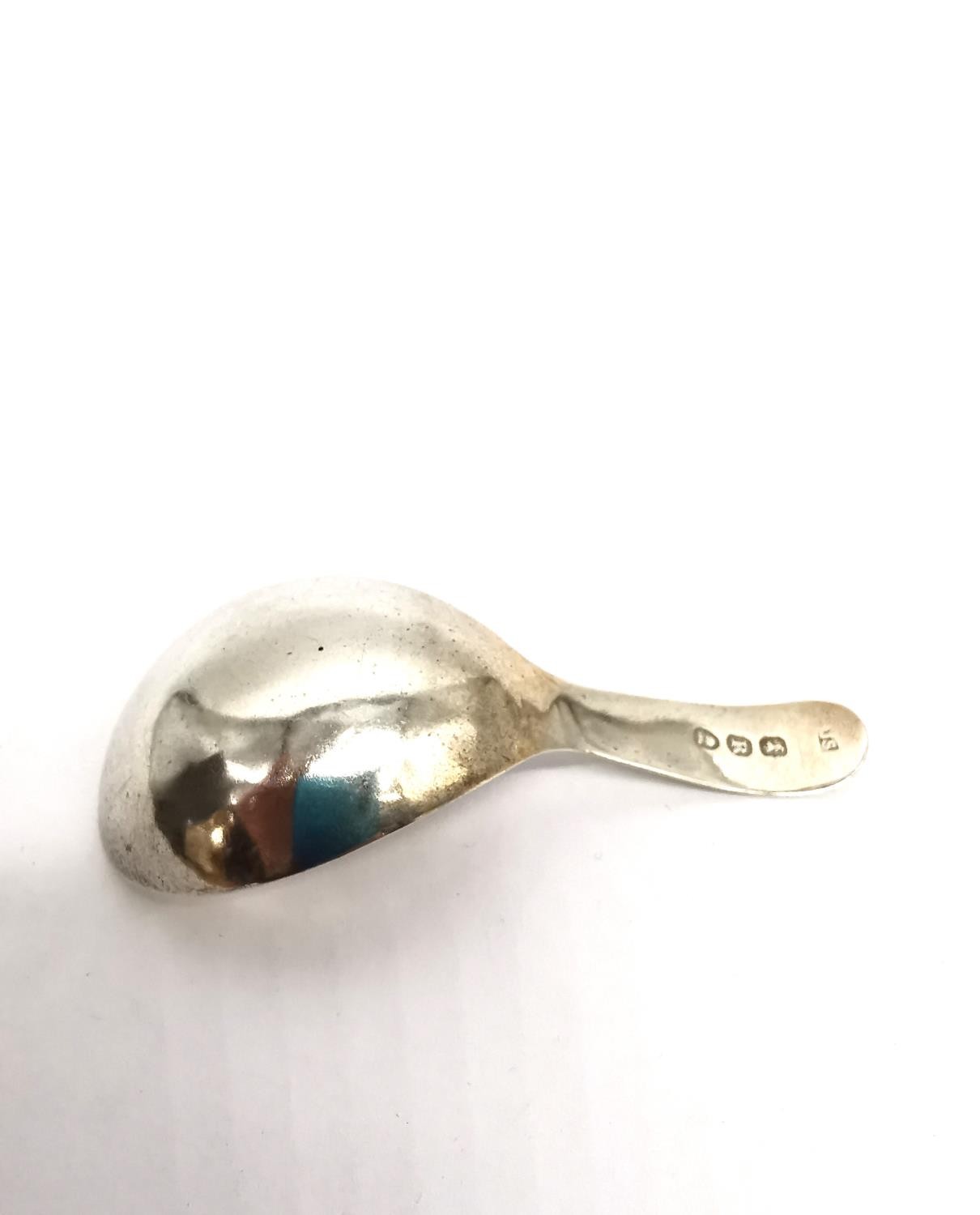 Georg Jensen, Danish, an early 20th Century Danish sterling silver Cactus pattern caddy spoon, - Image 8 of 9
