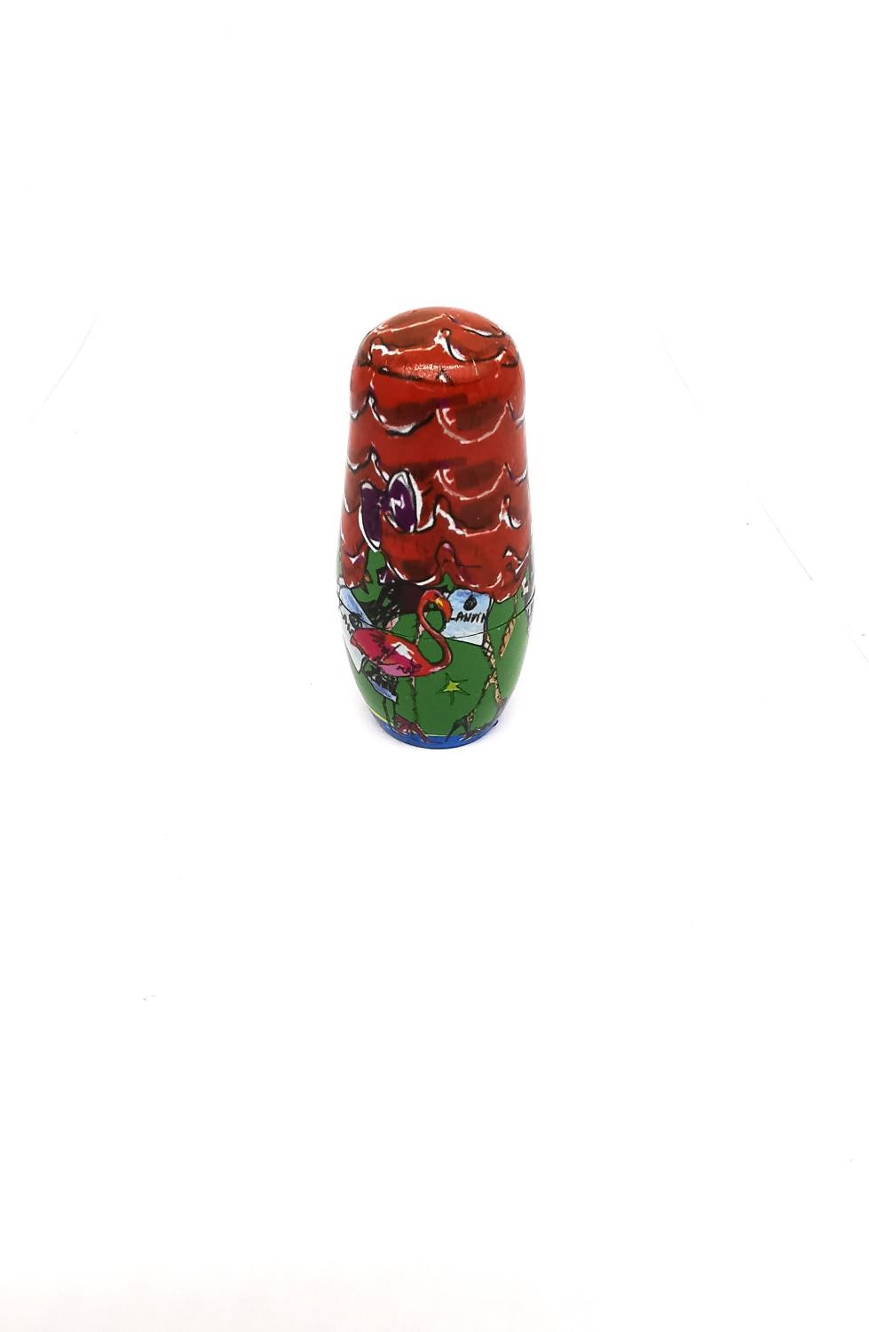 Lanvin, Paris, a set of Matryoshka dolls each hand painted with a different design. Makers mark to - Image 19 of 25