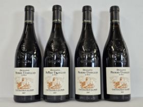 2007 Domaine Pierre Usseglio et Fils Châteauneuf-du-Pape Blanc Rhone, France. 4 x 75cl bottles