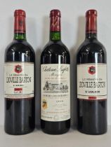 2000 Château Lafitte - Mengin Grand Vin De Bordeaux - Premières Côtes De Bordeaux - 75 cl together