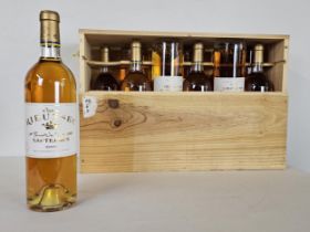 2009 Château Rieussec - 1st Grand Cru Classe - Sauternes - 12 x 75cl bottles, boxed