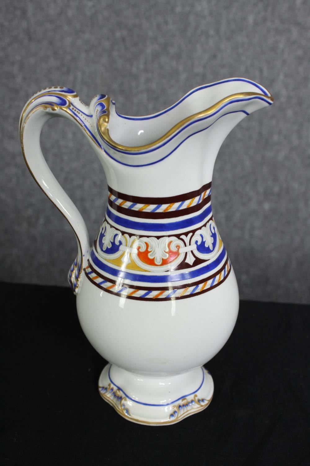 A group of various Staffordshire porcelain jugs. H.24cm. (largest). - Image 4 of 13