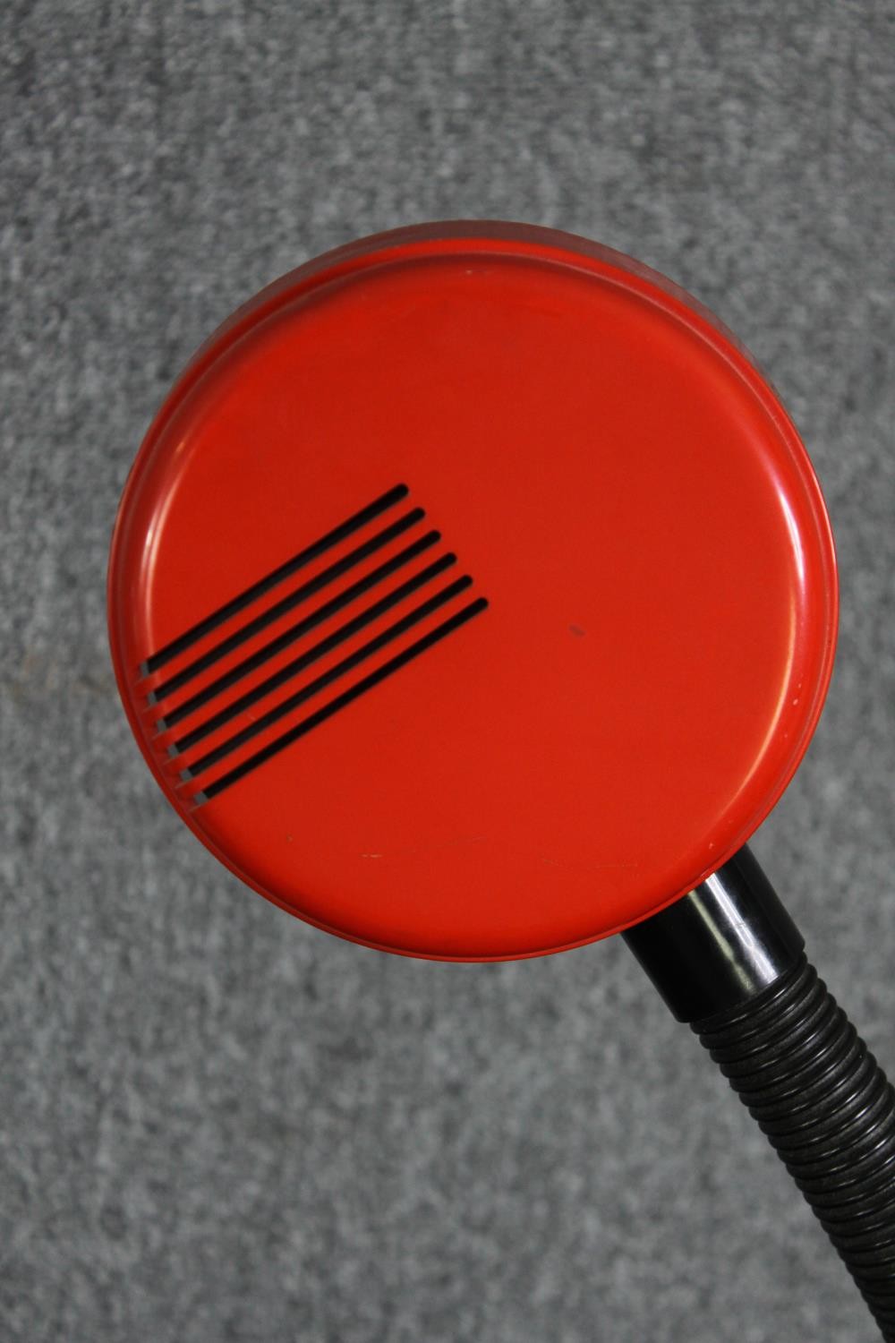 A vintage 1970's Hanimex red plastic reading lamp. H.61cm. - Image 4 of 7