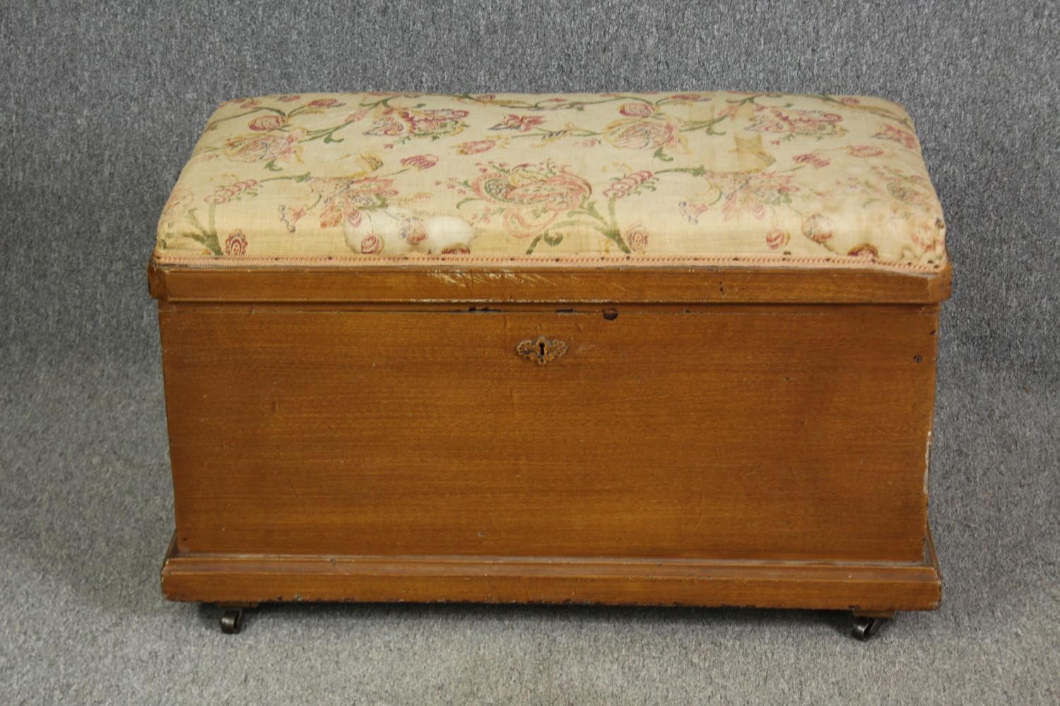 A camphor wood Ottoman, 19th century. H.55 W.93 D.49cm.