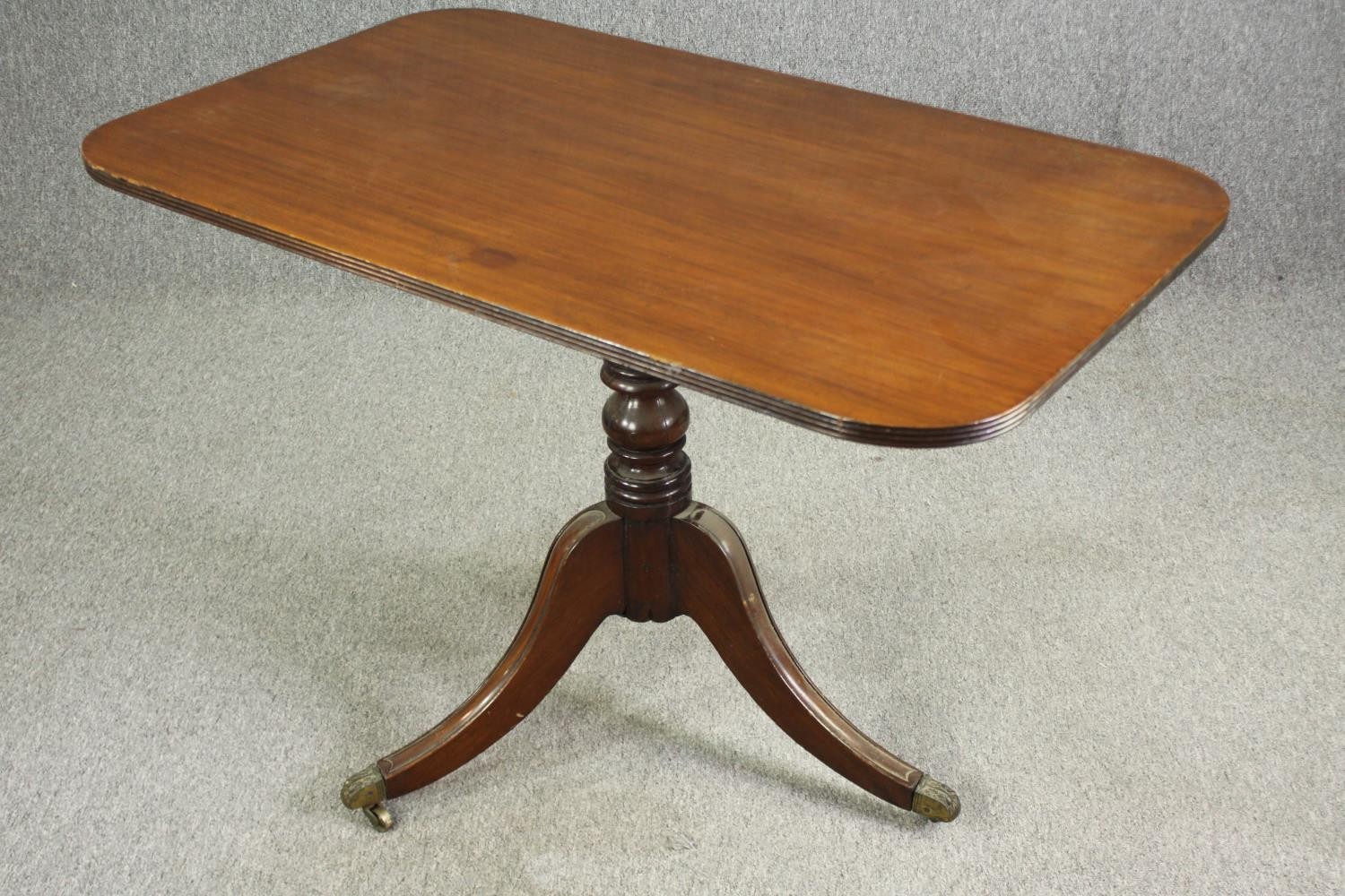 A Regency style tilt-top centre table, 19th century H.73 W.110 D.66cm. - Image 2 of 7
