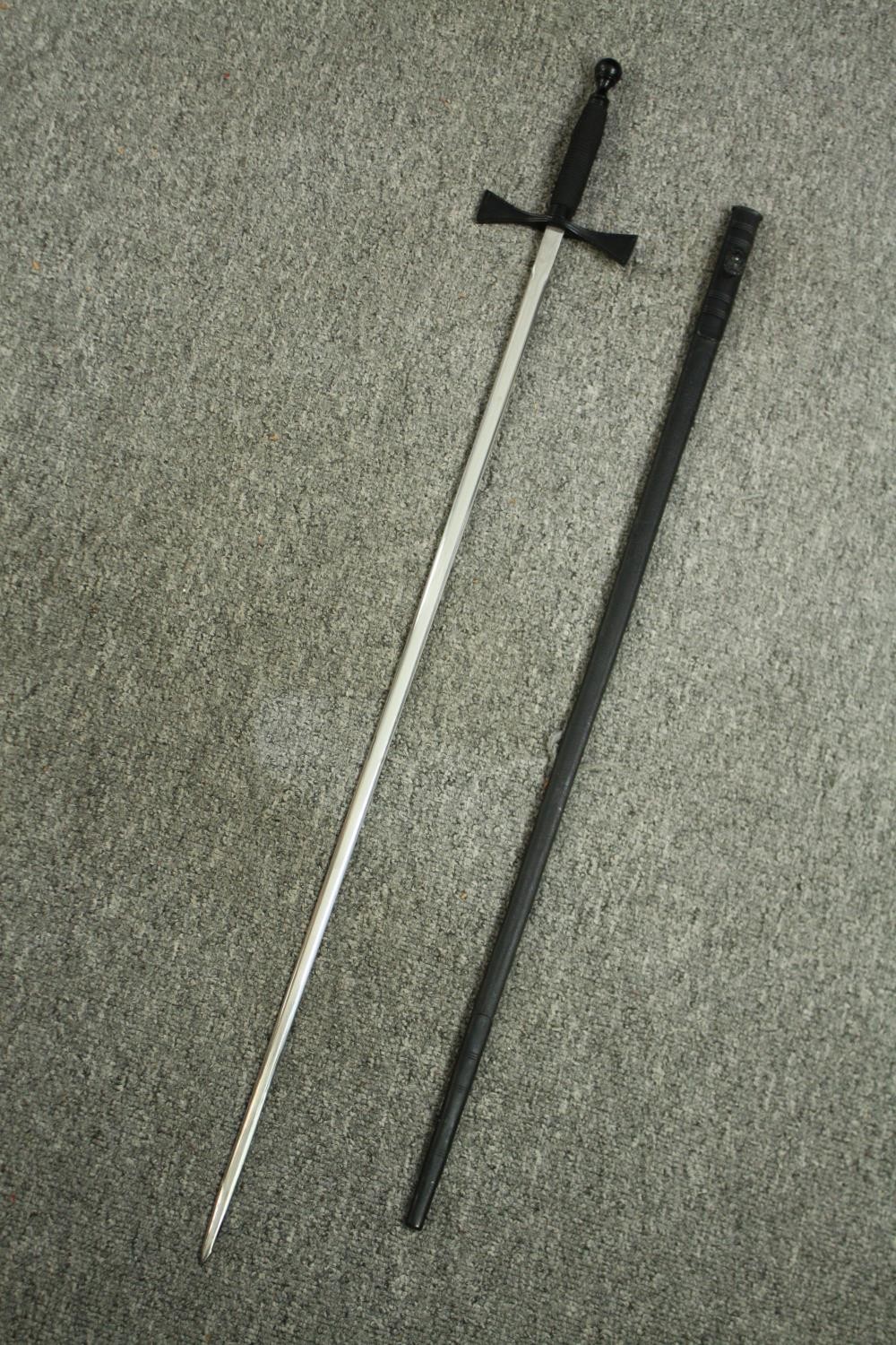 A Masonic ceremonial sword. L.86cm.