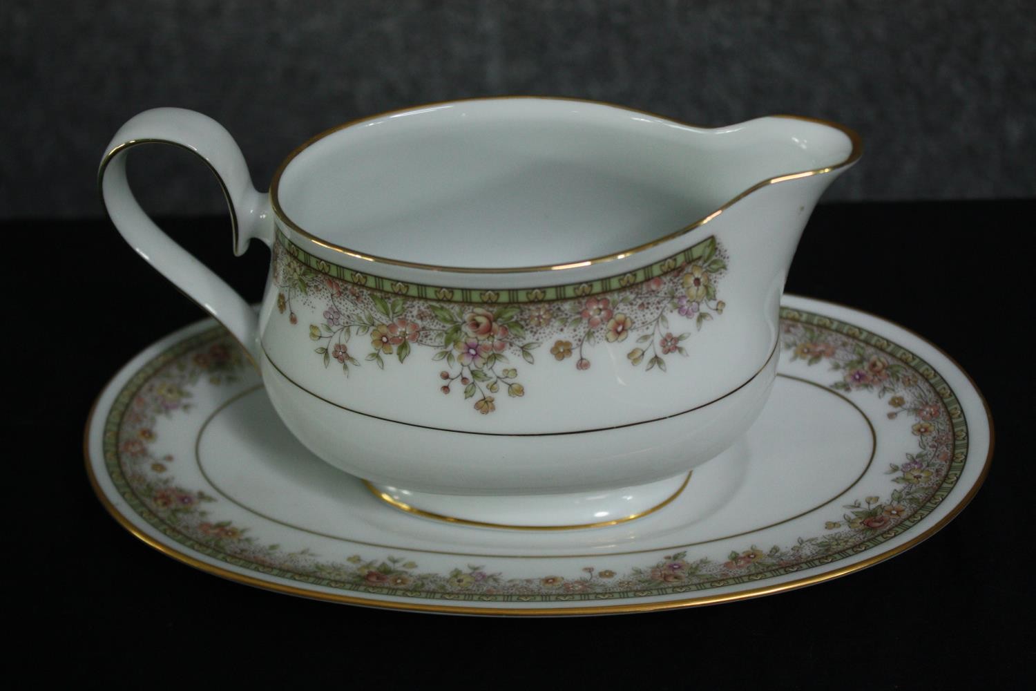 A Noritake 'Morning Jewel' part dinner service. L33 W.28cm. (largest). - Image 4 of 11