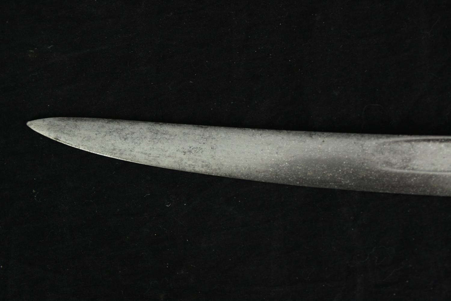 An 1866 pattern French Chassepot sword bayonet. L.71cm. - Bild 4 aus 7