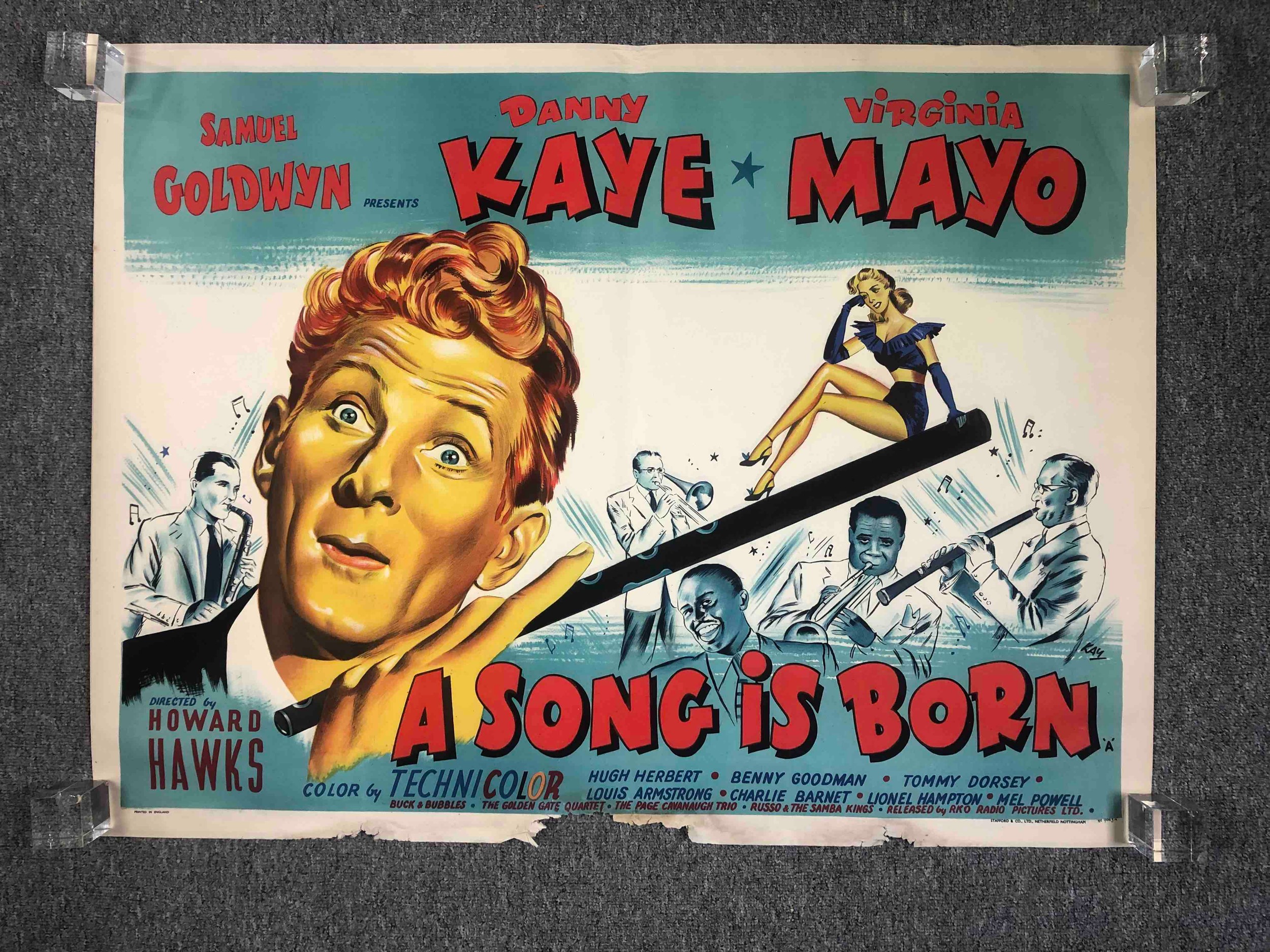 A collection of twenty two vintage musical film posters, including films starring Danny Kaye, and - Image 15 of 23