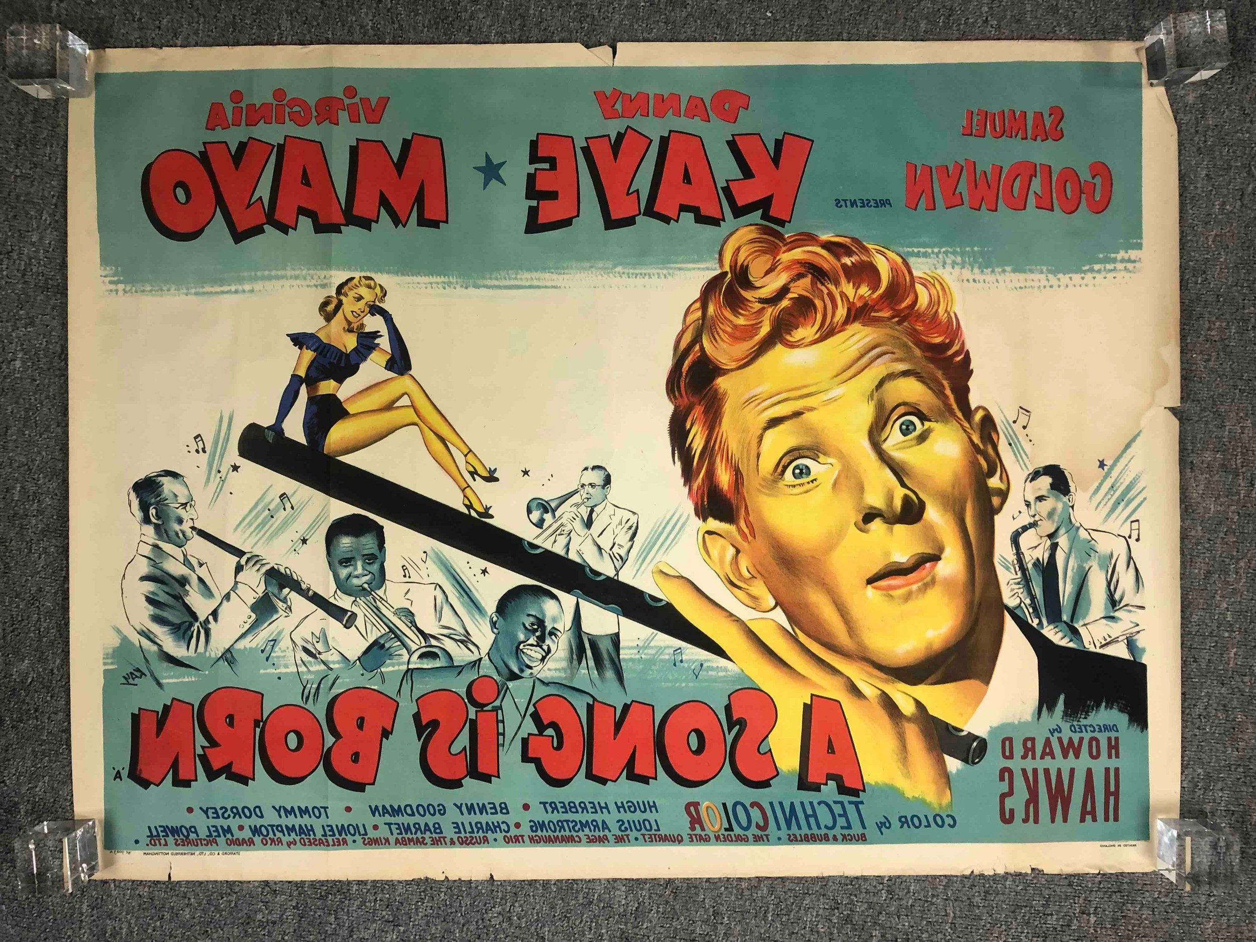 A collection of twenty two vintage musical film posters, including films starring Danny Kaye, and - Image 11 of 23