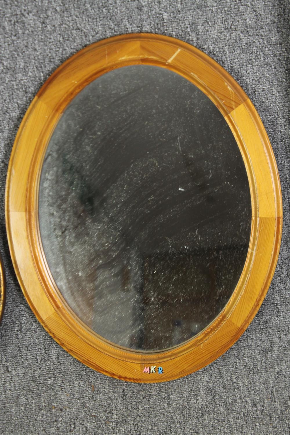 A group of four mirrors. H.120 W.32cm. (largest). - Image 4 of 6
