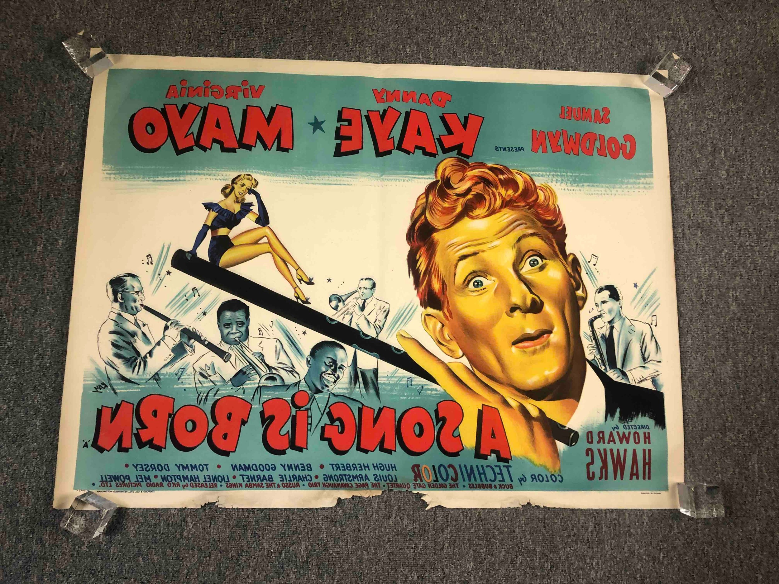 A collection of twenty two vintage musical film posters, including films starring Danny Kaye, and - Image 17 of 23