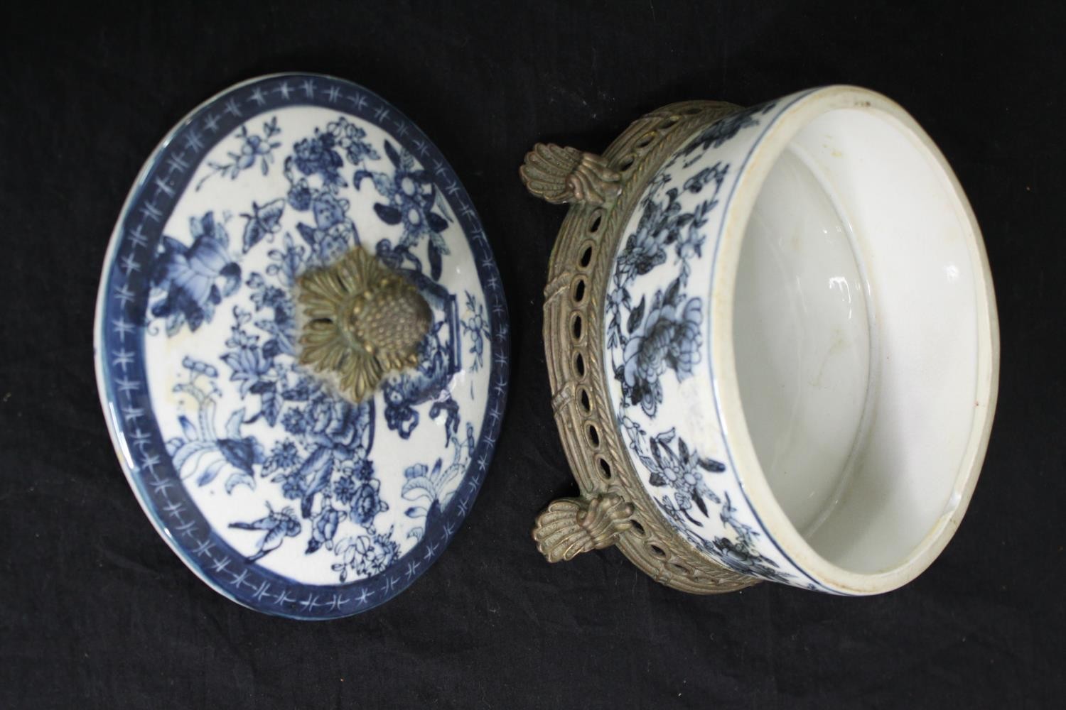 A group of four various 19th century tureens, including Derby and other Staffordshire porcelain, one - Image 11 of 15