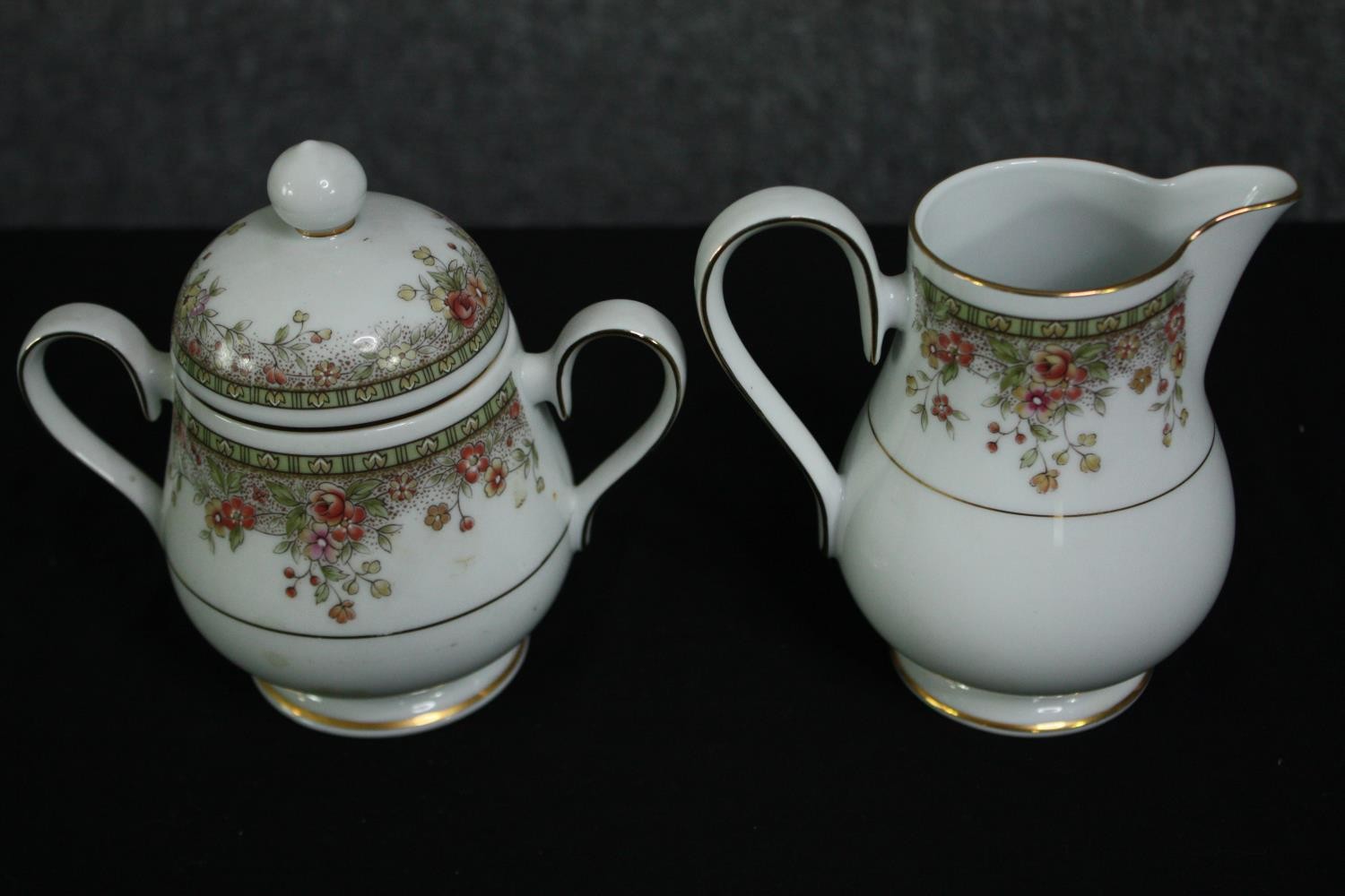 A Noritake 'Morning Jewel' part dinner service. L33 W.28cm. (largest). - Image 8 of 11