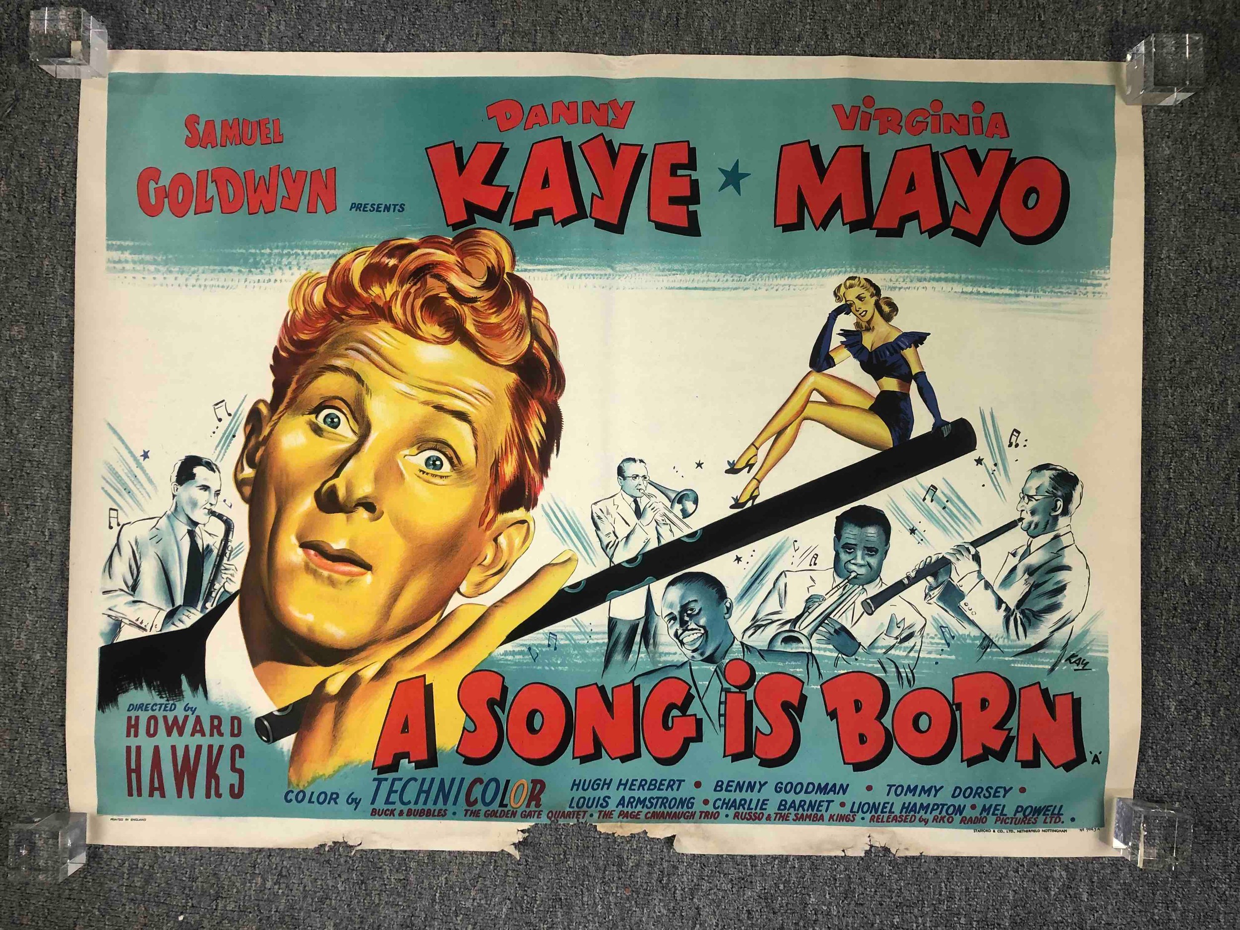 A collection of twenty two vintage musical film posters, including films starring Danny Kaye, and - Image 4 of 23