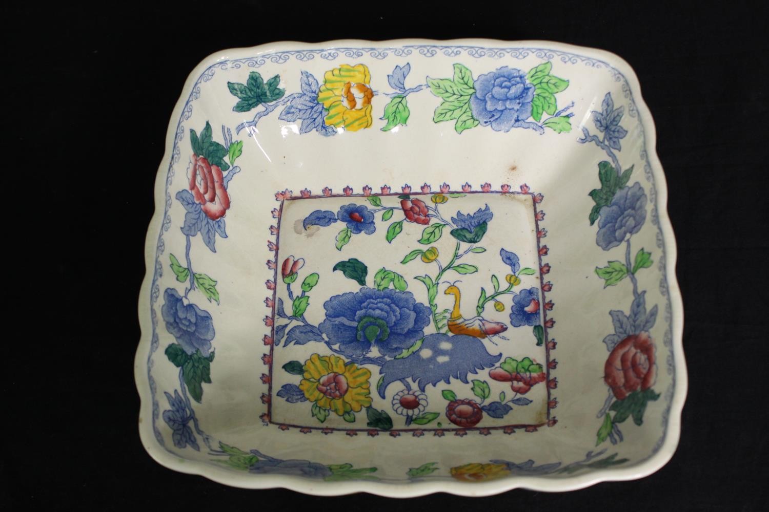 A Mason's Ironstone Regency pattern part tea service. Dia.25cm. (largest). - Image 4 of 7