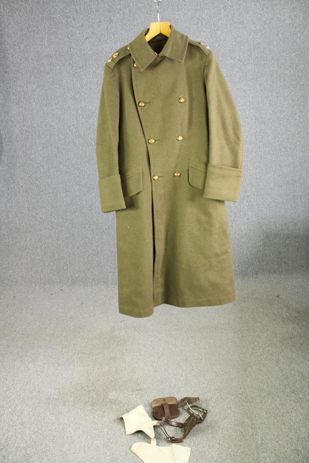 A British Army officer's Great Coat.