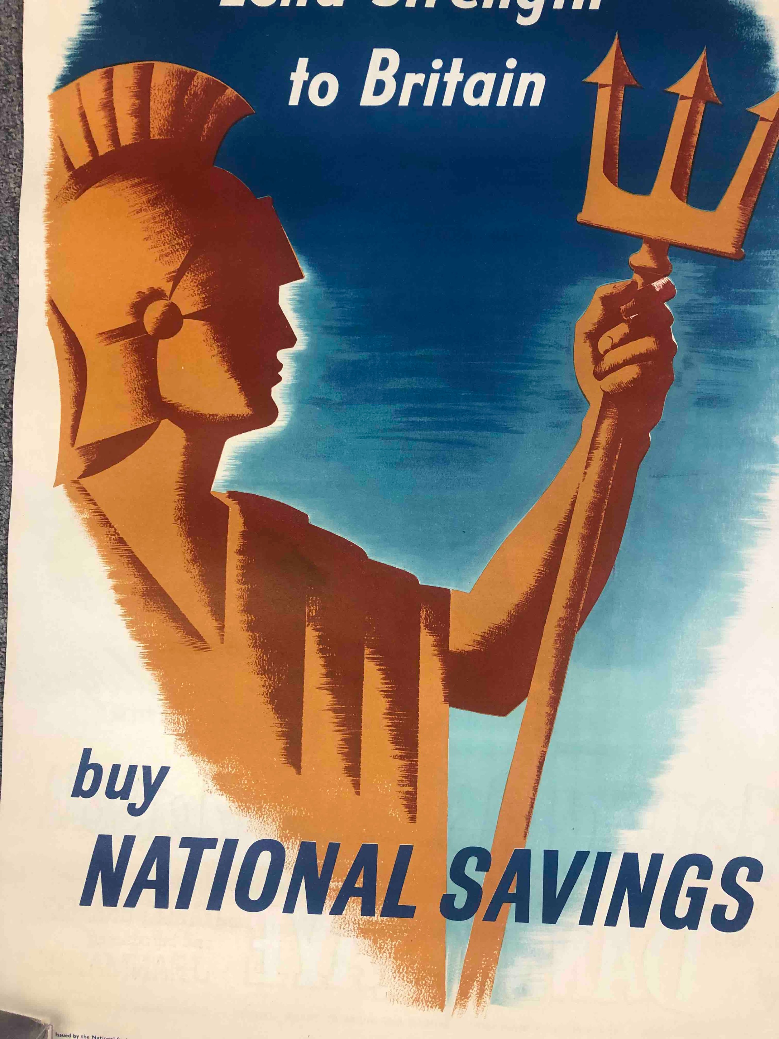 A group of six vintage film posters including Danny Kaye, together with National Savings advertising - Image 4 of 12