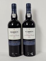2001 Warre's Late Bottled Vintage Port, Portugal. 2 x 75cl bottles