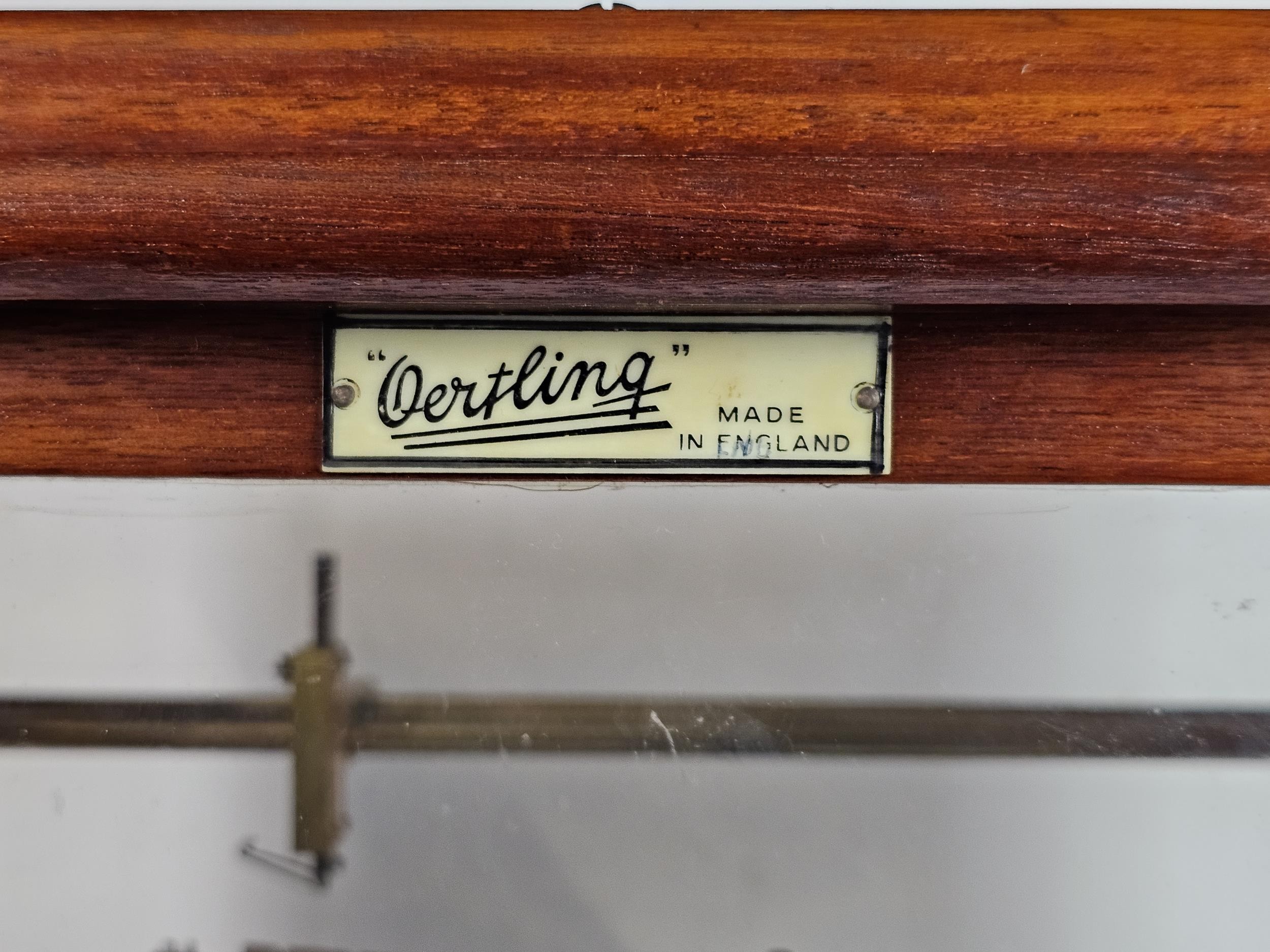 A set of early 20th century balance scales by Oertling (model number 48G.C.) in a mahogany case. H. - Image 2 of 8