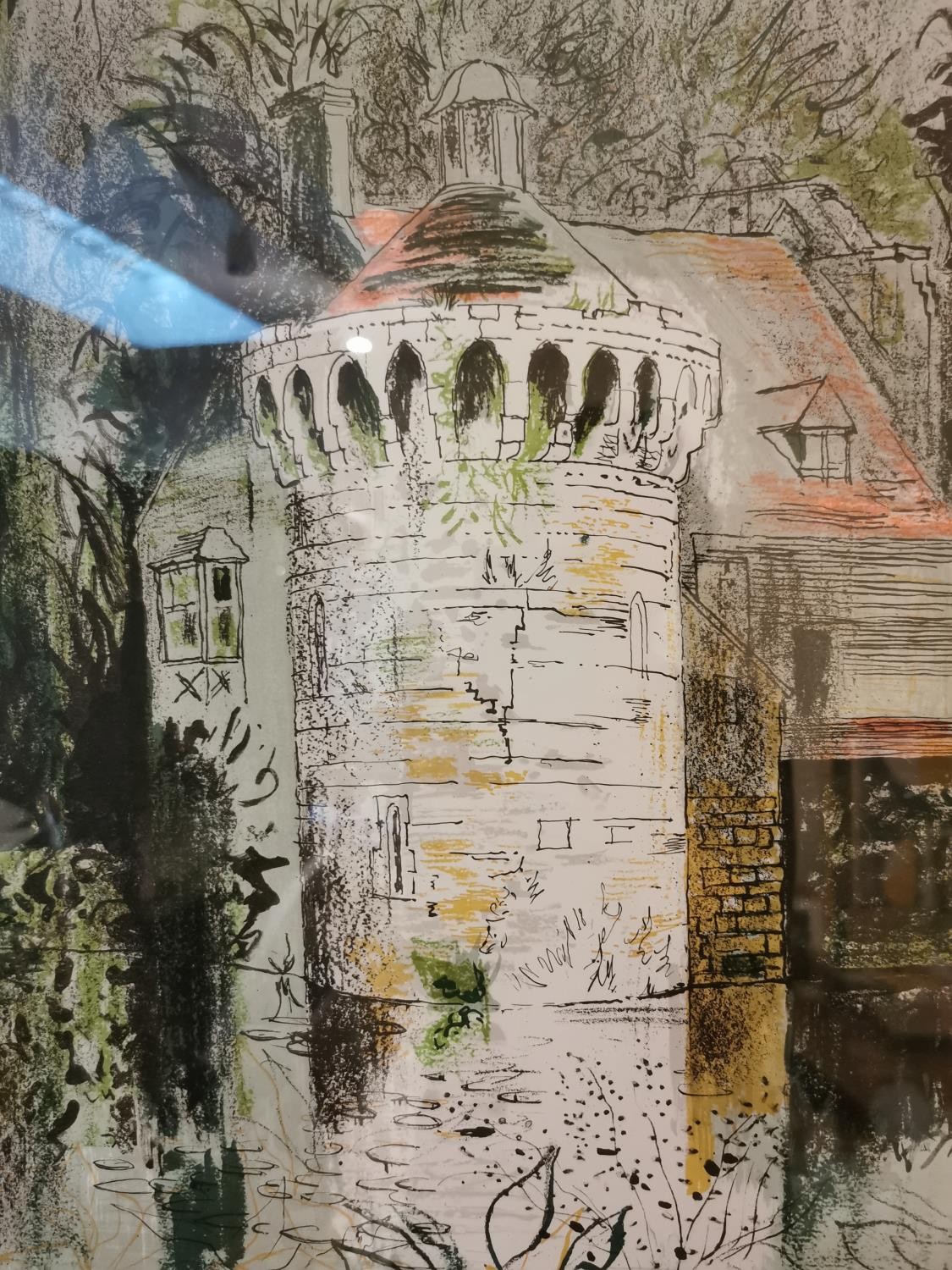 John Piper, British (1903 -1992), lithograph in colours, Hors D' Commerce, 'Scotney Castle, Kent', - Image 6 of 8