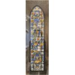Harcourt Medhurst Doyle (1913-2001), watercolour, "Design for Great East Window, Temple Church,