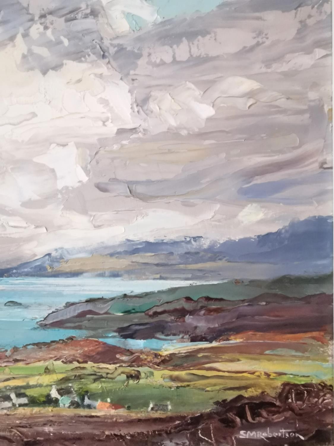 Sheila McLeod Robertson, British (1927 - 2020), oil on board, 'Drambuie, Wester Ross', signed and - Image 5 of 10