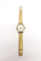 A vintage gentleman's 14ct gold Precimax automatic watch, 25 jewels Incabloc, swiss made, serial