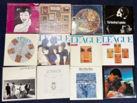 A collection of 1980s pop records. Including Duran Duran, Human League, The Teardrop Explodes and