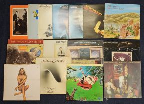 Collection of classic rock records including albums by, Al Kooper, Steve Miller, Little Feat,