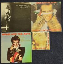 3x Adam and the Ants LPs + a single. Includes the throbbing New Wave classic 'Dirk Wears White