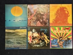 6x Santana records on 12" vinyl. (6)