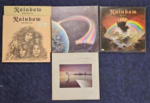 5 Rainbow LP's including 2 copies of 'Long Live Rock 'N' Roll'. (5)