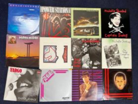 Collection of 1980s albums including records by Gary Numan, Michelle Shocked, Power Station and
