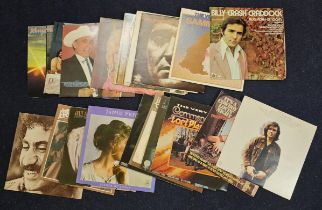 A collection of Modern Country Albums including records by Kris Kristofferson, Jim Croc and Billy '