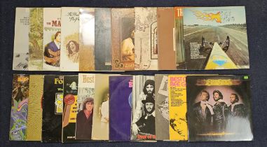 Collection of albums including The Bee Gees and The Mamas and The Papas. (22)