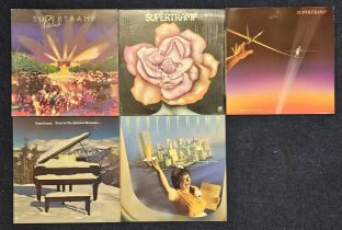 5x Supertramp records - including the ever popular 'Breakfast in America'.