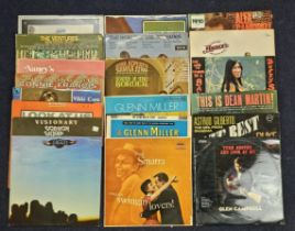 Various LPs including 'The Eagles', Frank Sinatra, Gordon Giltrap and The Tornadoes. (20)