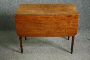 A George IV mahogany pembroke table. H.70 W.120 D.91cm.