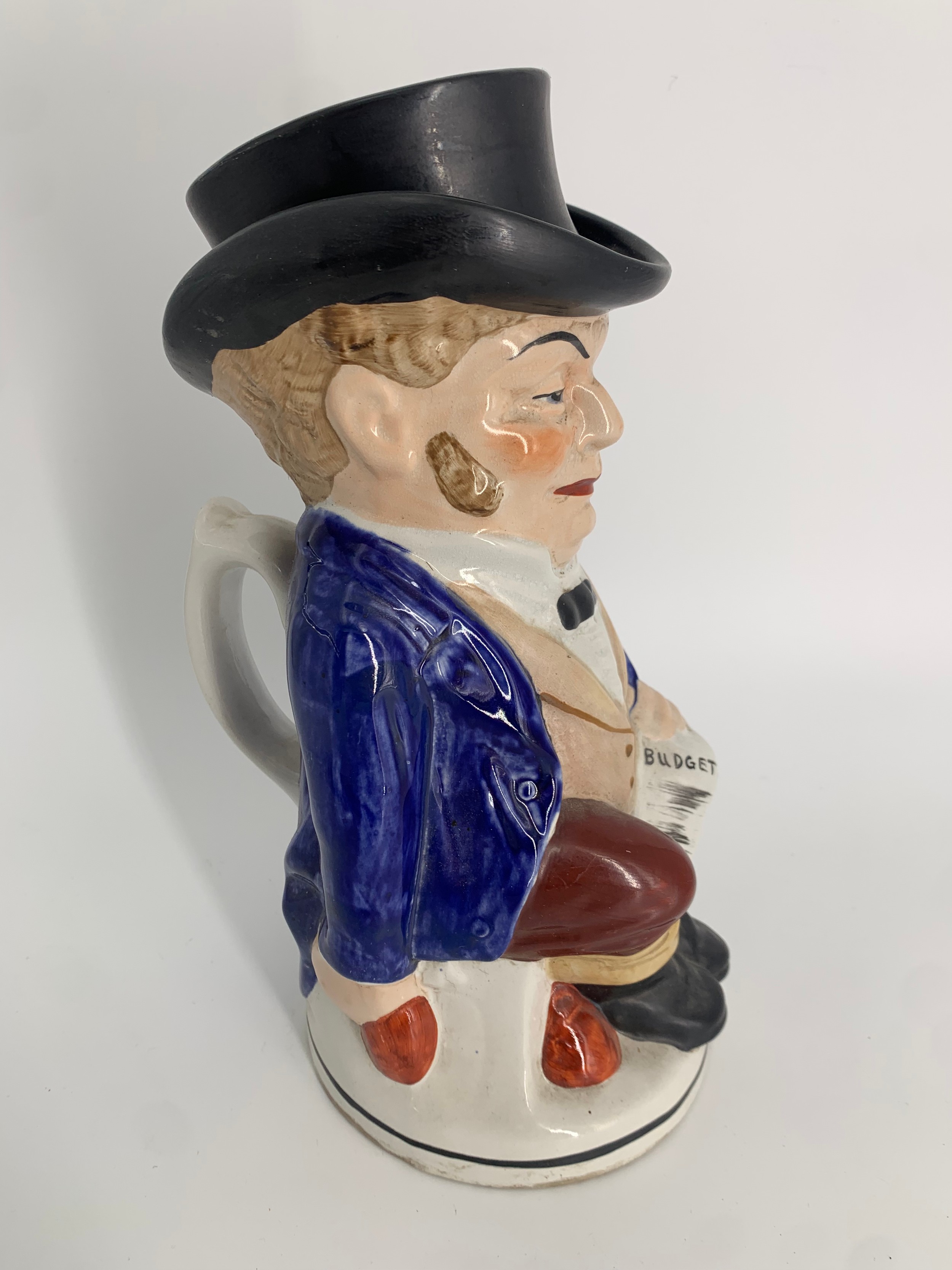 A collection of 19th century toby jugs. H.31cm (largest) - Image 8 of 15