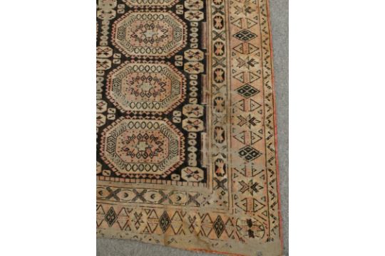 A Shirvan rug and a Bokhara style rug. L.190 W.120cm. - Image 7 of 8