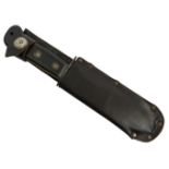 British Army Jungle fighting survival knife, blade dated 1987, 33cm overall length.